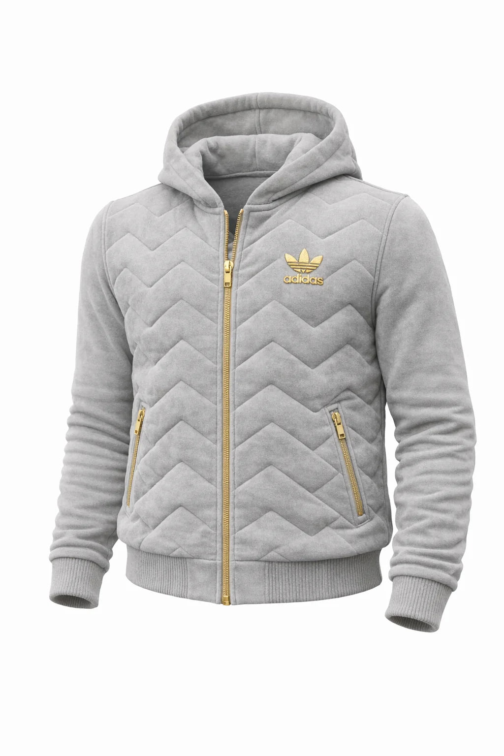 Gold Quilted Sweat